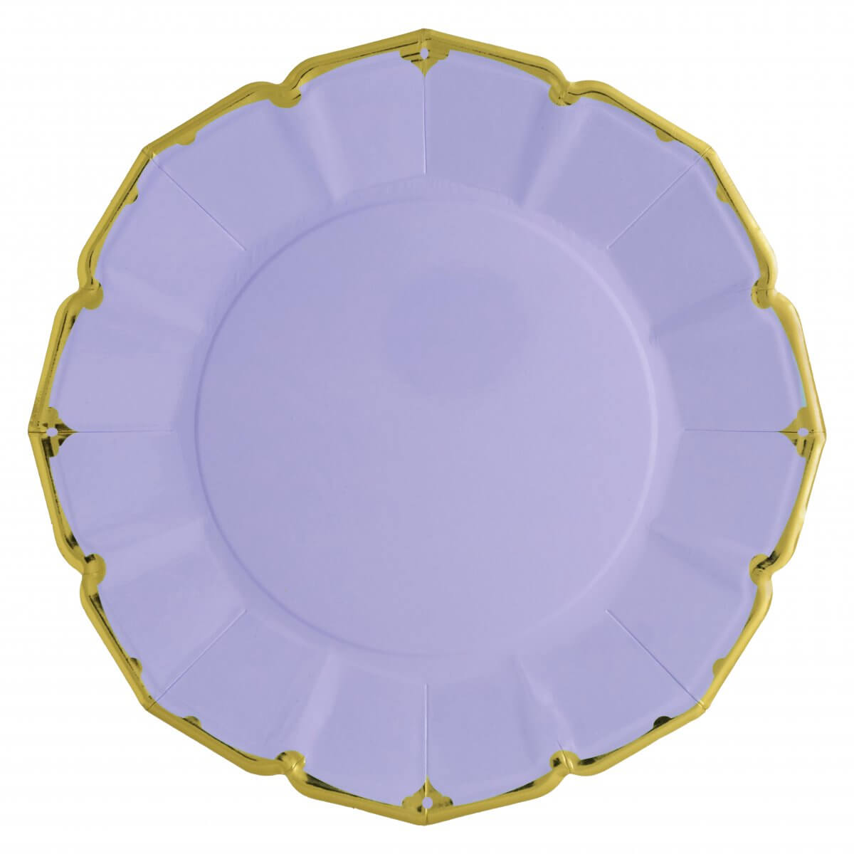 Ornate Lilac Purple Dinner Paper Plates Ellie and Piper