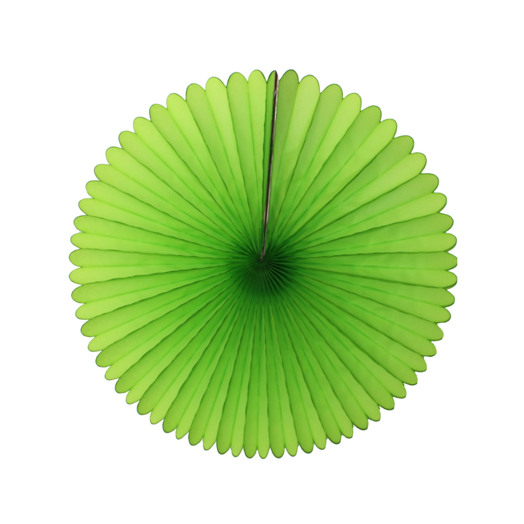 13" Lime Green Fan Decoration Ellie and Piper
