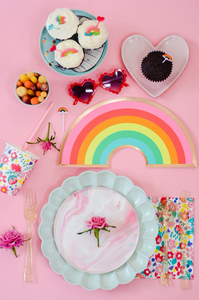 Floral Rainbow Party Theme | Inspo for St. Patrick's Day and Easter