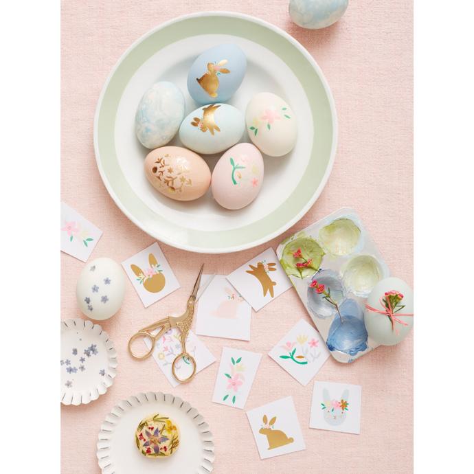 How to Decorate Easter Eggs Mess Free