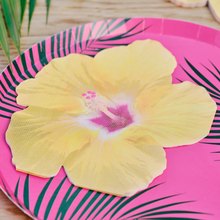 Hawaiian Tiki Tropical Flower Paper Party Napkins - Ellie and Piper