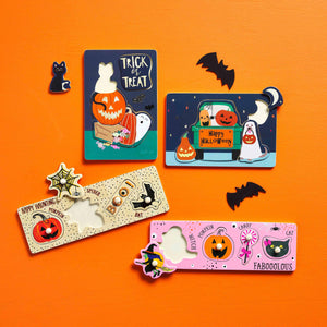 Trick Or Treat Halloween Wooden Puzzle - Ellie and Piper