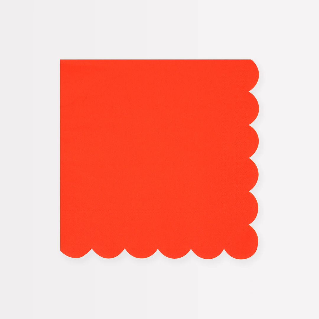 Tomato Red Large Napkins - Thumbnail 3
