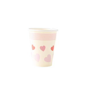 Pastel Hearts Paper Cups - Ellie and Piper