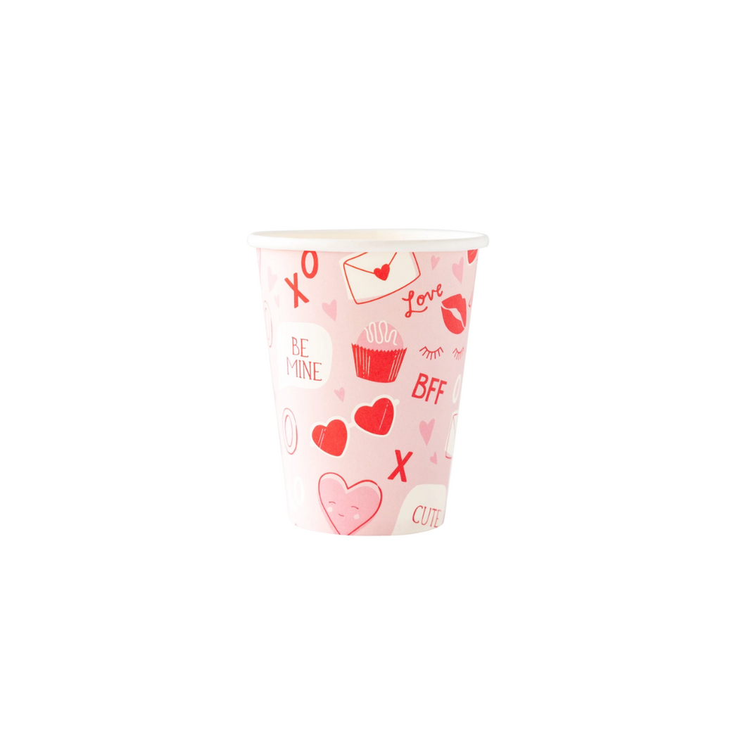 Valentine Scatter Paper Party Cups - Ellie and Piper