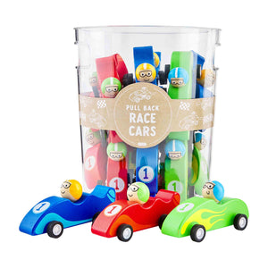 Pull-Back Wooden Race Cars (Sold Individually) - Ellie and Piper