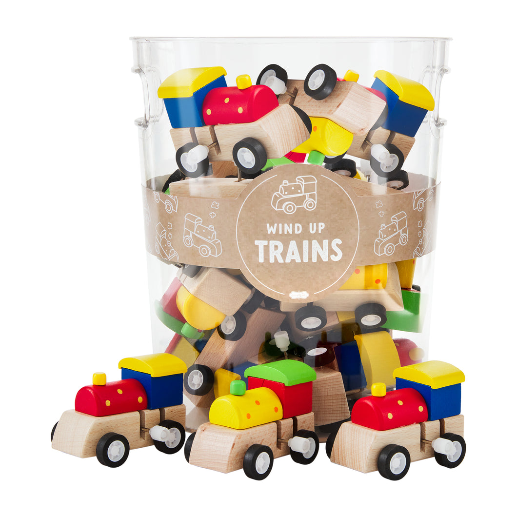 Wind Up Wooden Trains (Sold Individually) - Ellie and Piper