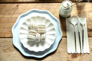 Cream Simply Eco Small Paper Plates