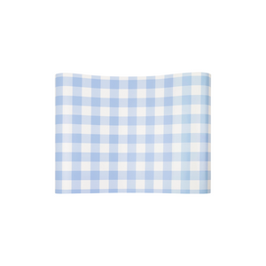 Blue Gingham Paper Table Runner - Ellie and Piper