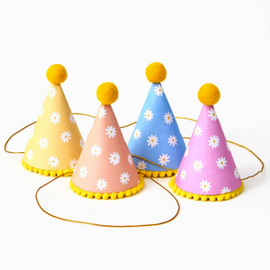 Retro Daisy Party Hats - Ellie and Piper