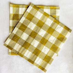 Gold Matte Napkin, Large - Ellie and Piper