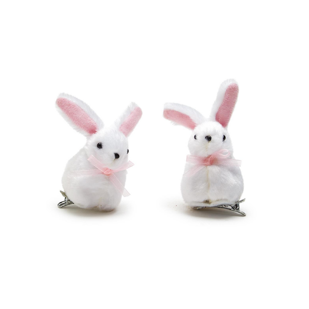 Bunny Clip on Ornament - Ellie and Piper