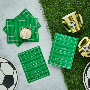 Football Pitch Paper Napkins - Ellie and Piper