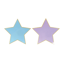 Paper Party Plate - Blue and Purple Star - Ellie and Piper