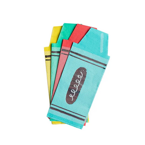 School Days Large Crayon Napkins - Ellie and Piper