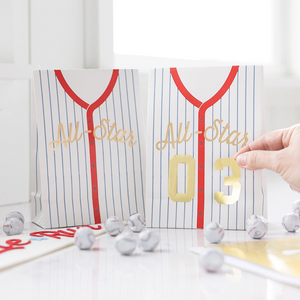 Baseball Jersey Treat Bags - Ellie and Piper