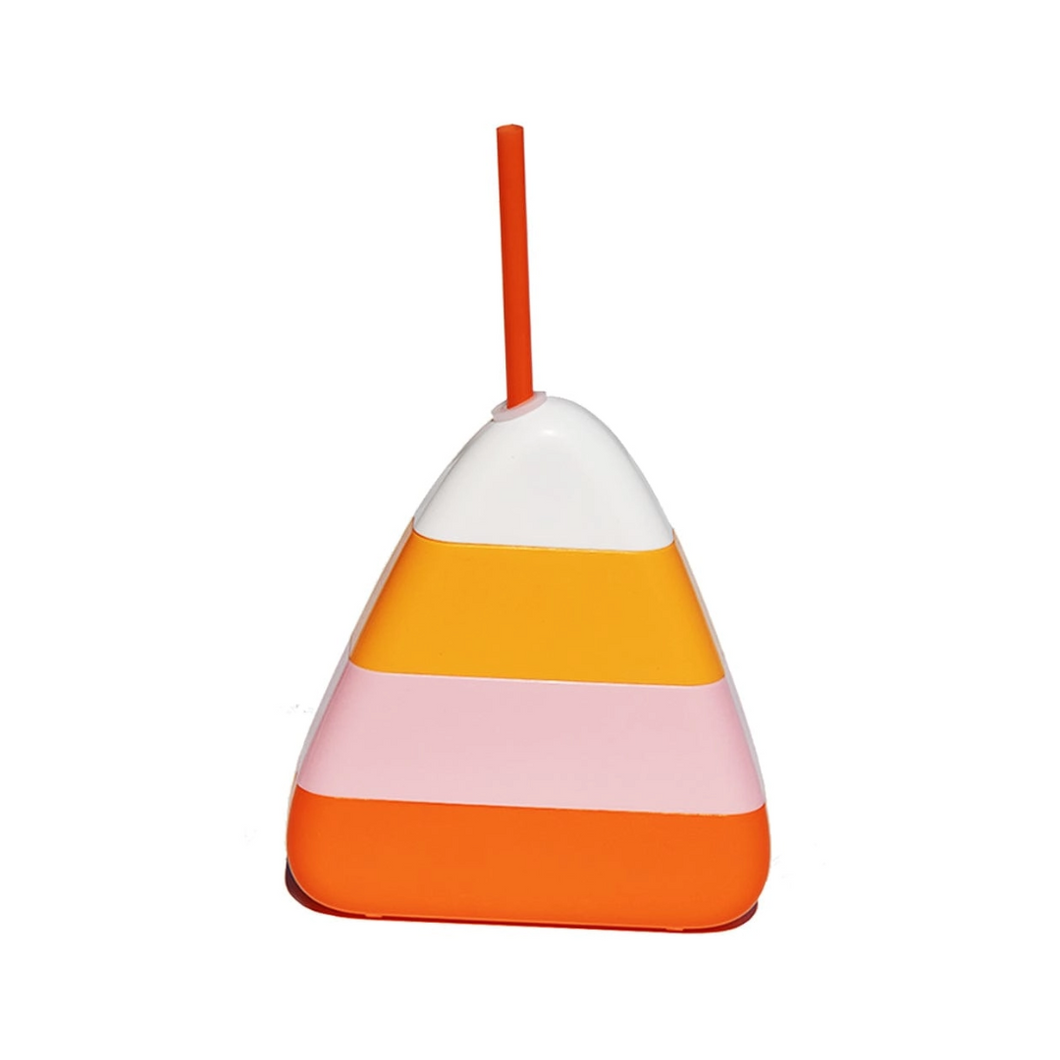Candy Corn Sipper with Straw - Ellie and Piper