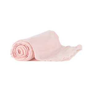 Pastel Pink Cotton Gauze Table Runner - Ellie and Piper