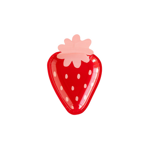 Strawberry Shaped Paper Plate - Ellie and Piper