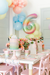 Small Melamine Cake Stand - Peony Pink - Ellie and Piper