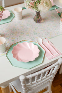 Simply Eco Salad Paper Plates - Blush - Ellie and Piper