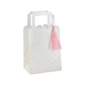 Iridescent and Pink Party Bags with Tassels - Ellie and Piper