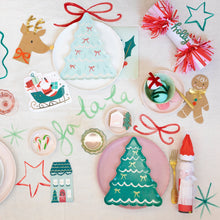 Christmas Tree with Bows Plates - Ellie and Piper