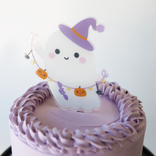 Boo! Ghost Acrylic Cake Topper Halloween Cake Topper - Ellie and Piper