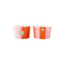 Jumbo Gold Half Heart Baking/Food Cups - Ellie and Piper