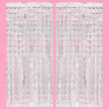 Party Decor Shimmer Foil Curtain - Ellie and Piper
