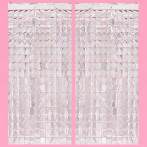 Party Decor Shimmer Foil Curtain - Ellie and Piper