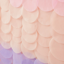 Pink and Lilac Tissue Paper Disc Party Backdrop - Ellie and Piper