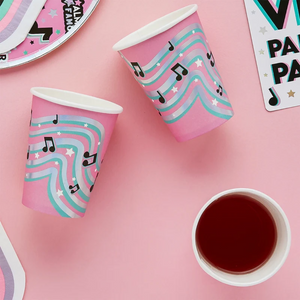 Musical Notes Paper Cups - Ellie and Piper