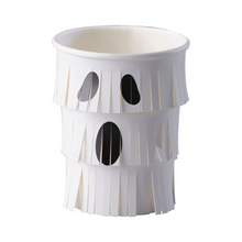 Ghost Fringe Paper Halloween Cups - Ellie and Piper