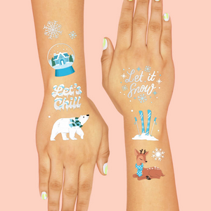 Winter Temporary Tattoos - Ellie and Piper