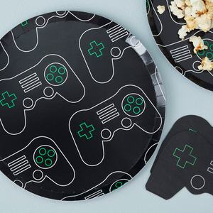 Controller Paper Plates - Ellie and Piper