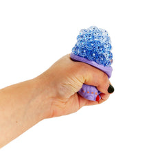 Glitter Gel Skull Squish Toy