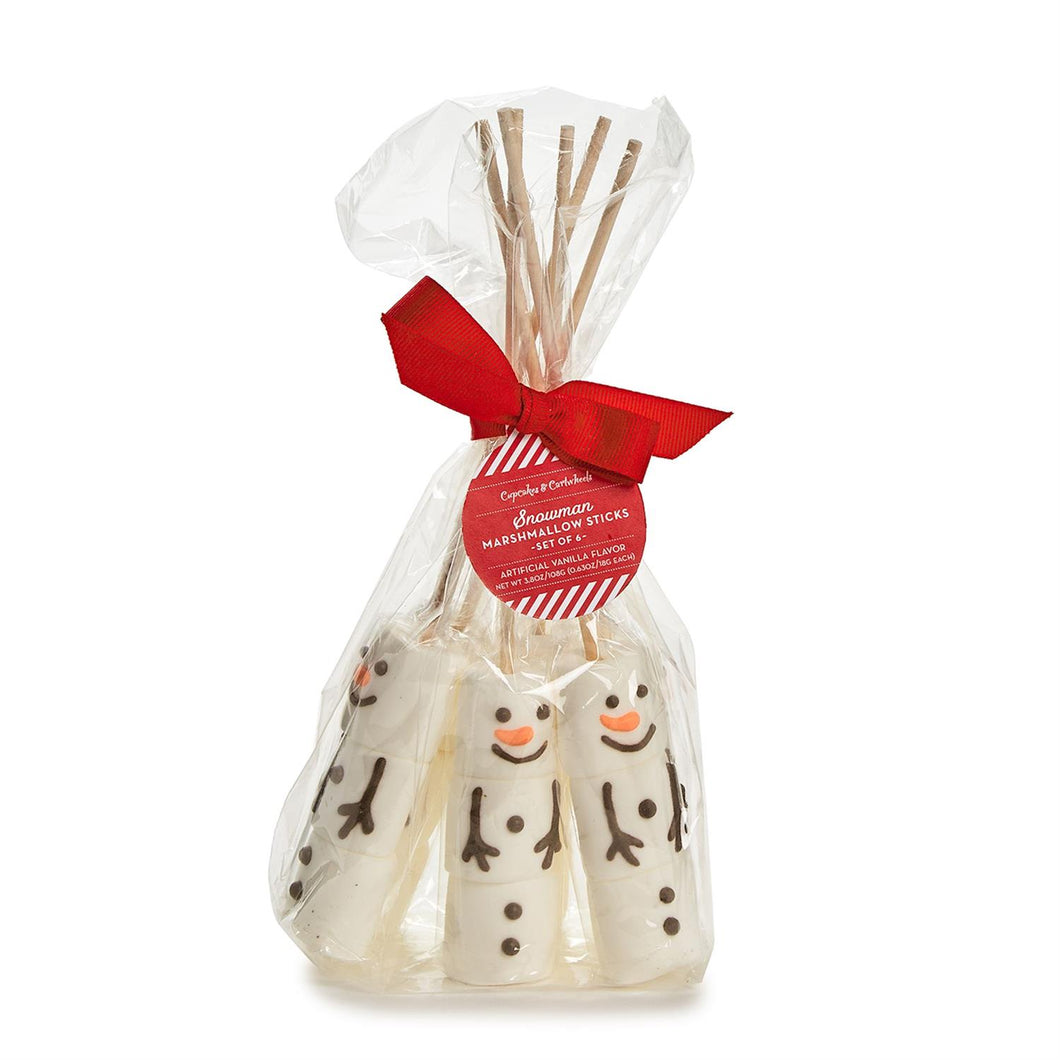 Marshmallows Snowman Sticks in Gift Bag