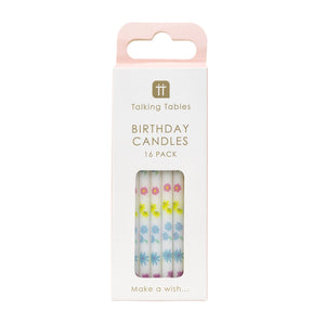 Pastel Floral Birthday Candles - Ellie and Piper