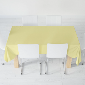 Eco-Friendly Yellow Disposable Pastel Paper Table Cover - Ellie and Piper