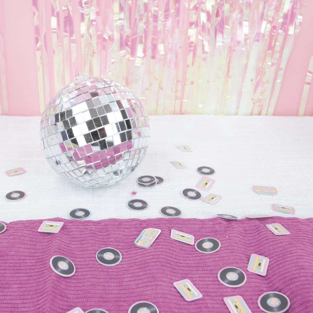 90's Party Table Confetti - Ellie and Piper