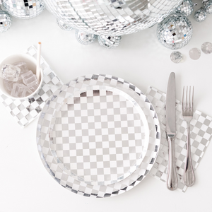 Check It! Dazzling Diamond Dinner Plates - Ellie and Piper