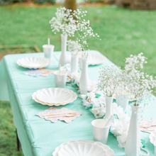 Eco Mint Disposable Pastel Paper Party Tablecloth - Ellie and Piper