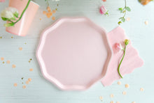 Petal Pink Compostable Dinner Paper Plates - Ellie and Piper