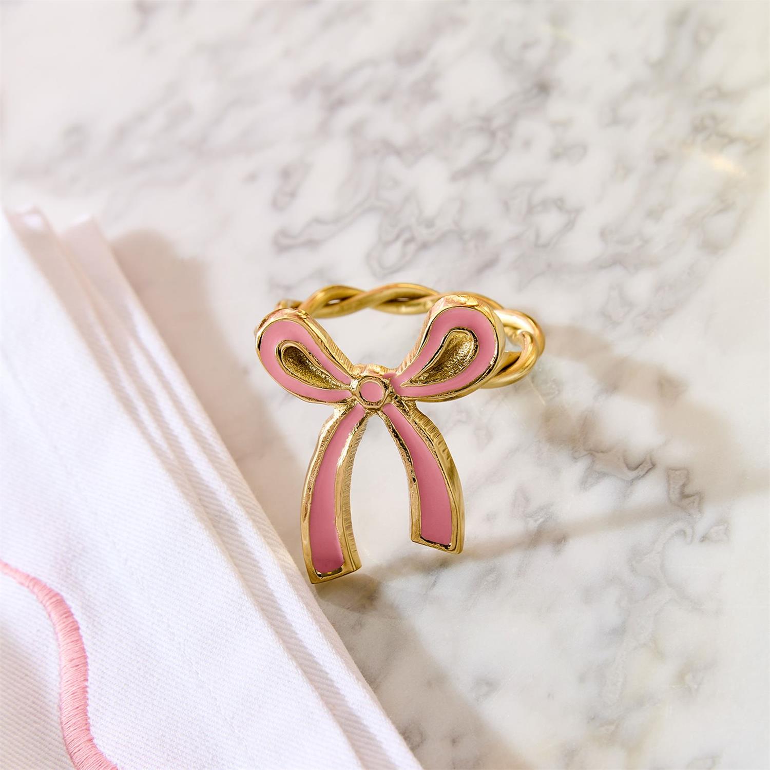 Two's Company Bow Napkin Rings