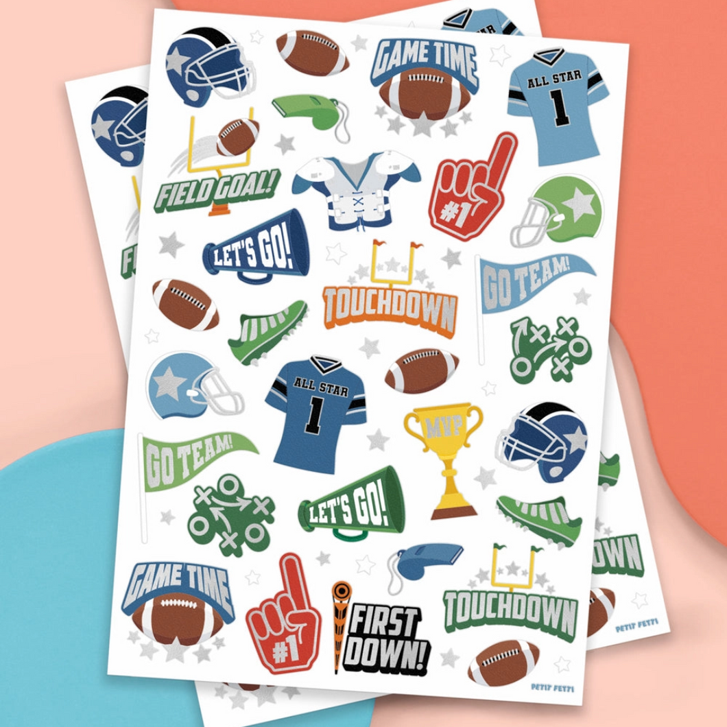 Football Temporary Tattoos - Ellie and Piper