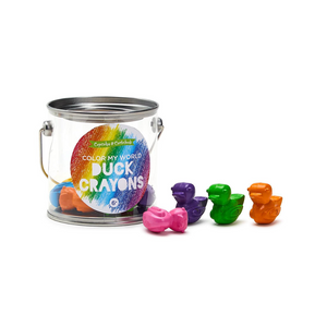 Hoppy Colors Set of 12 Mini Crayons in Paint Jar - Ellie and Piper