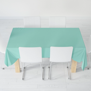Eco Mint Disposable Pastel Paper Party Tablecloth - Ellie and Piper