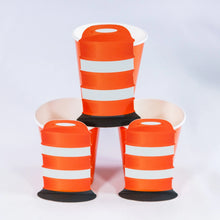 Construction Barricade Cups - Ellie and Piper