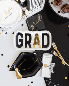 Grad Shaped Paper Plate - Ellie and Piper